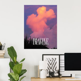 Póster Formas de nube