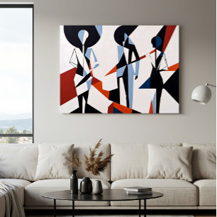 Póster Formas en diálogo