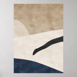 Póster Formas geométricas abstractas modernas Poster de a