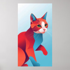 Póster Formas geométricas y negrita gráfica lúdica