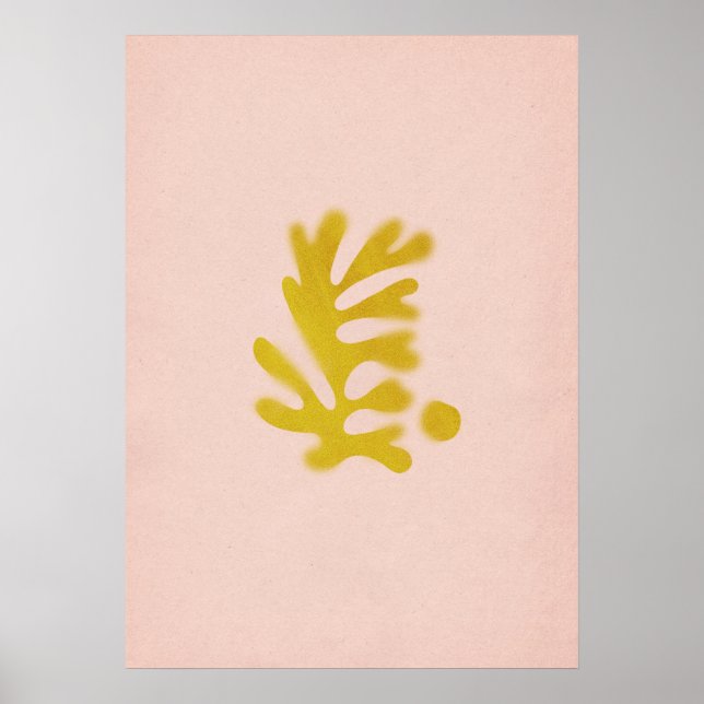 Póster Formas inspiradas en Matisse (Frente)