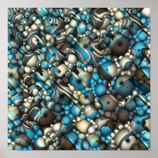 Póster Formas Macro Abstractas