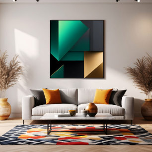 Póster Formas minimalistas abstractas modernas