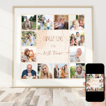 Póster Formas orgánicas en tiempo familiar Neutral 12 Fot<br><div class="desc">Crea tu propio poster de fotos con 12 de tus fotos favoritas. El diseño abstracto de diseño moderno de formas orgánicas, pinceladas y salpicaduras tiene una paleta de colores neutros en tonos beige crema y cobre. Está escrito con la frase "el tiempo de familia es el mejor momento" en tipografía...</div>