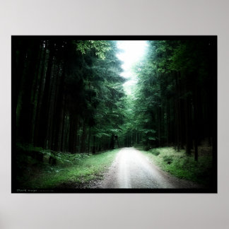 Póster Formas oscuras