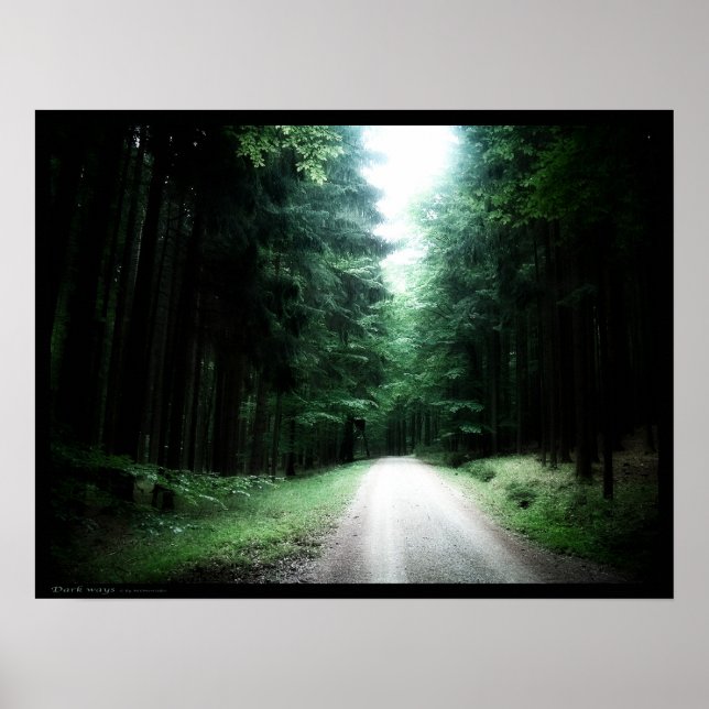 Póster Formas oscuras (Frente)