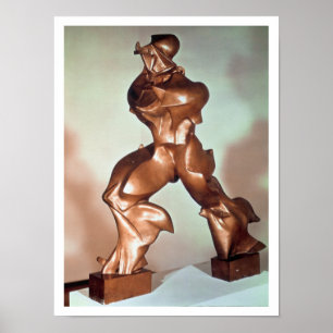 Póster Formas únicas de continuidad en el espacio, 1913 (