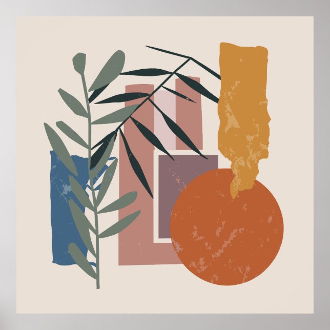 Póster Formas Y Palabras Ahumadas (Frente)