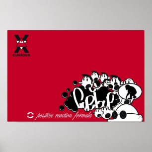 Póster fórmula de reacción positiva