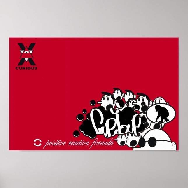 Póster fórmula de reacción positiva (Frente)