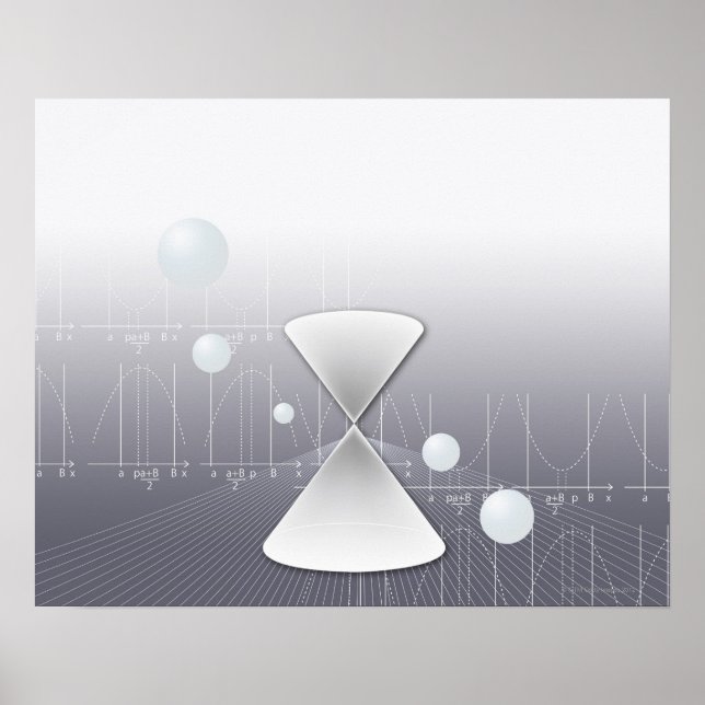 Póster Fórmula, grafo, símbolos matemáticos 13 (Frente)