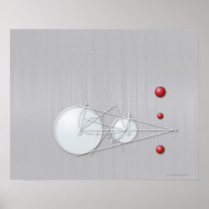 Póster Formula, graph, math symbols 12