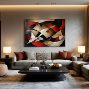Póster Formularios de abstracción contemporáneos en el di