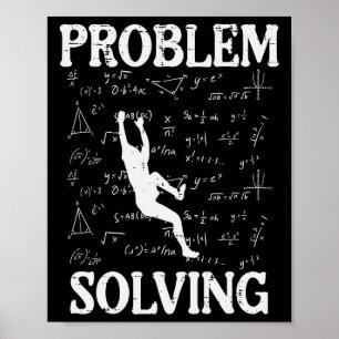 Póster Fórmulas Matemáticas Divertidas Para Hombres Probl