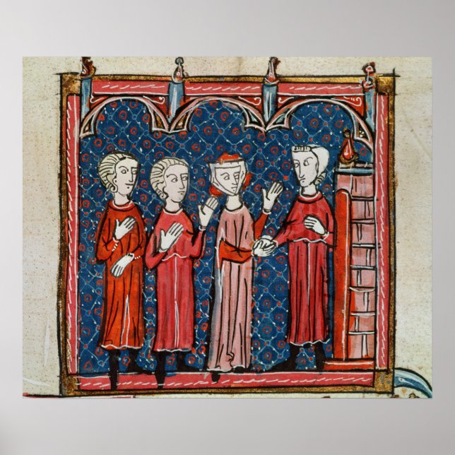 Póster Fornicación y crimen cometido por un sacerdote (Frente)