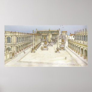 Póster Foro Imperial. Roma