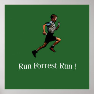 PÓSTER FORREST GUMP RUNNING