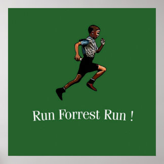 PÓSTER FORREST GUMP RUNNING