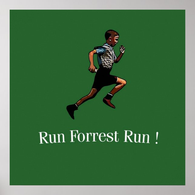 PÓSTER FORREST GUMP RUNNING (Frente)