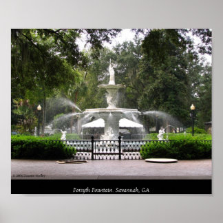 Póster Forsyth Fountain