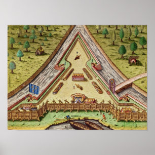 Póster Fort Caroline, de 'Brevis Narratio'