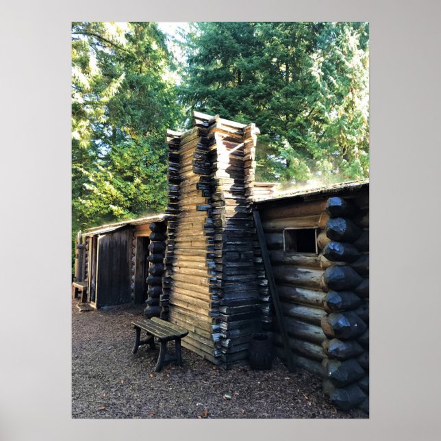 Póster Fort Clatsop, Astoria, Oregón (Frente)