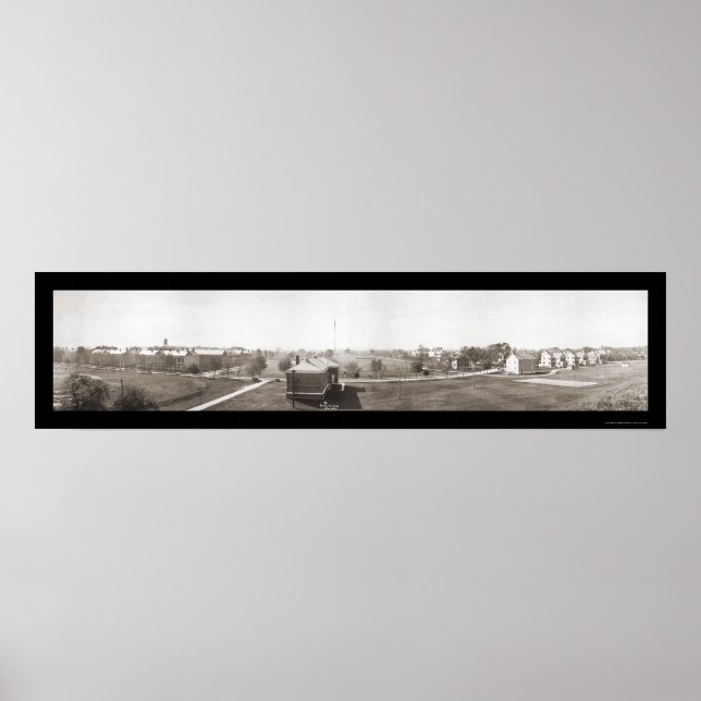 Póster Fort DuPont Delaware Photo 1912 (Frente)