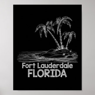 Póster Fort Lauderdale Family Vacation Cruise Shirt Flori