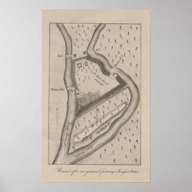 Póster Fort Manchester Tennessee (Frente)