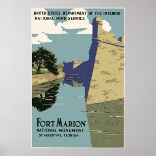 Póster Fort Marion Florida