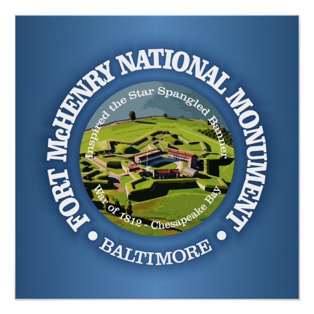 Póster Fort McHenry (NM) (Anverso)