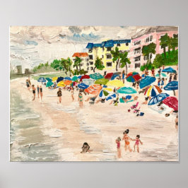Póster Fort Myers Beach en acrílico