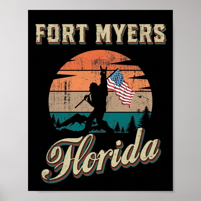 Póster Fort Myers Florida (Frente)