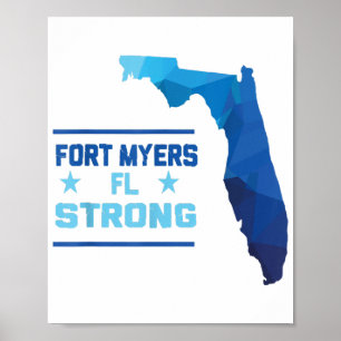 Póster Fort Myers Florida Fuerte