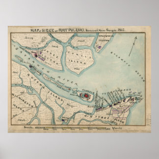 Póster Fort Pulaski