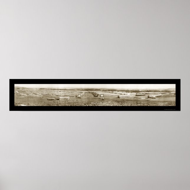 Póster Fort Riley KS Cavalry Photo 1917 (Frente)