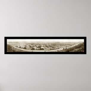 Póster Fort Riley KS Foto del ejército de 1917