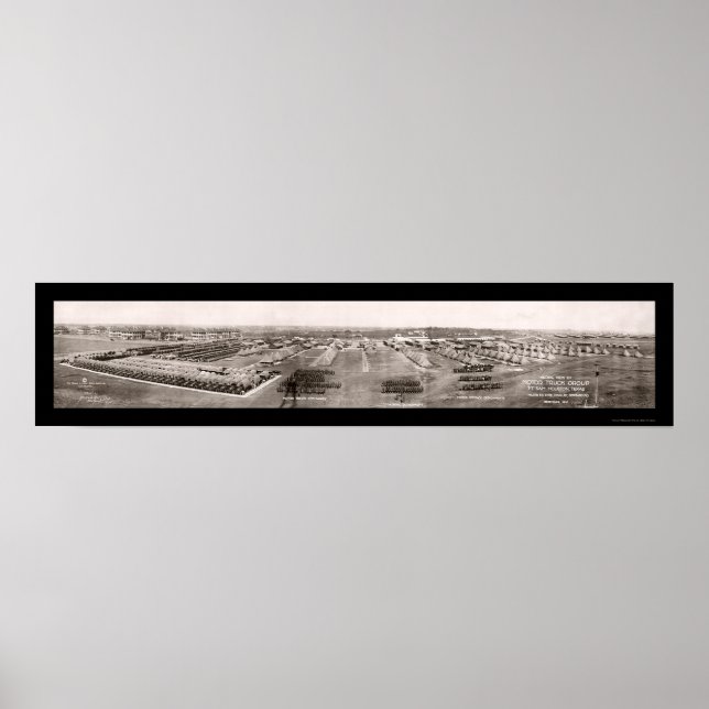 Póster Fort Sam Houston, Texas Photo 1916 (Frente)