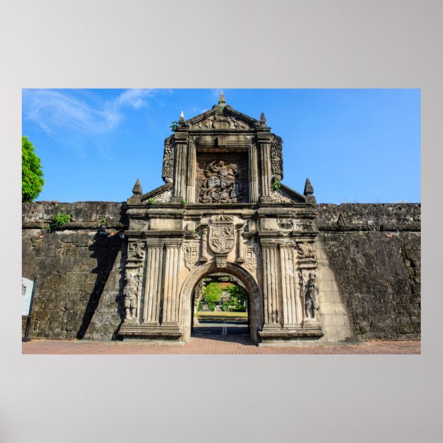Póster Fort Santiago Entrance (Frente)