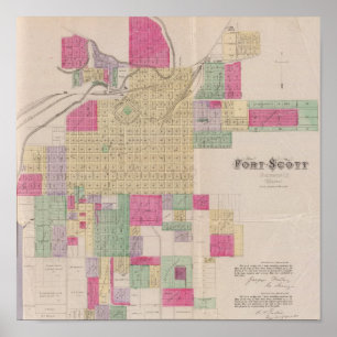 Póster Fort Scott, condado de Bourbon, Kansas