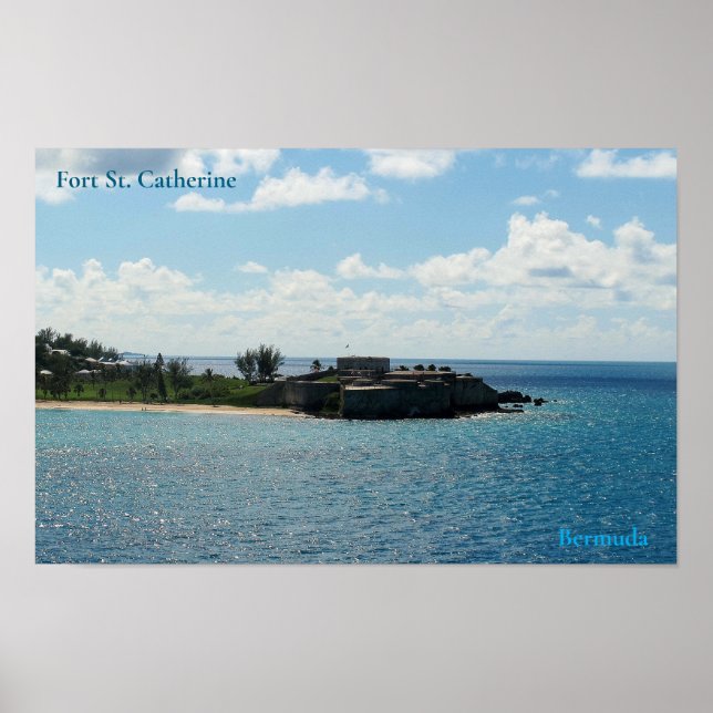Póster Fort St. Catherine, Bermudas (Frente)