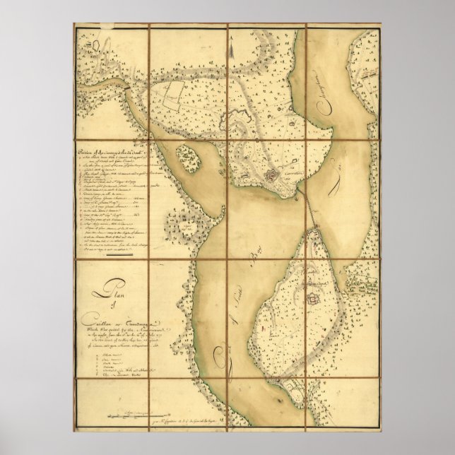 Póster Fort Ticonderoga (Frente)