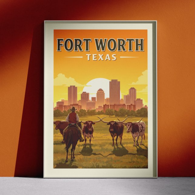 Póster Fort Vintage Wort Texas (Subido por el creador)
