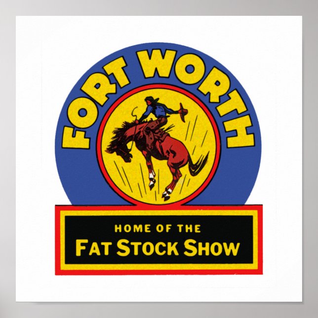 Póster Fort Worth Fat Stock Show (Frente)