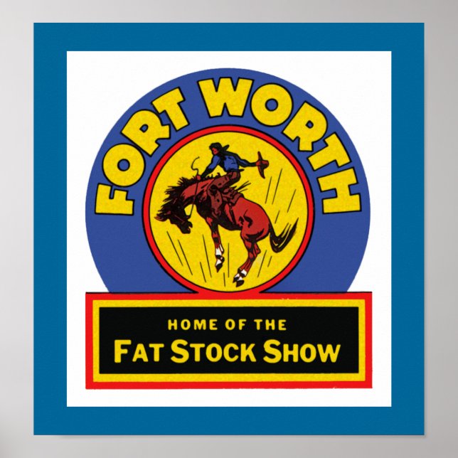 Póster Fort Worth Fat Stock Show (Frente)