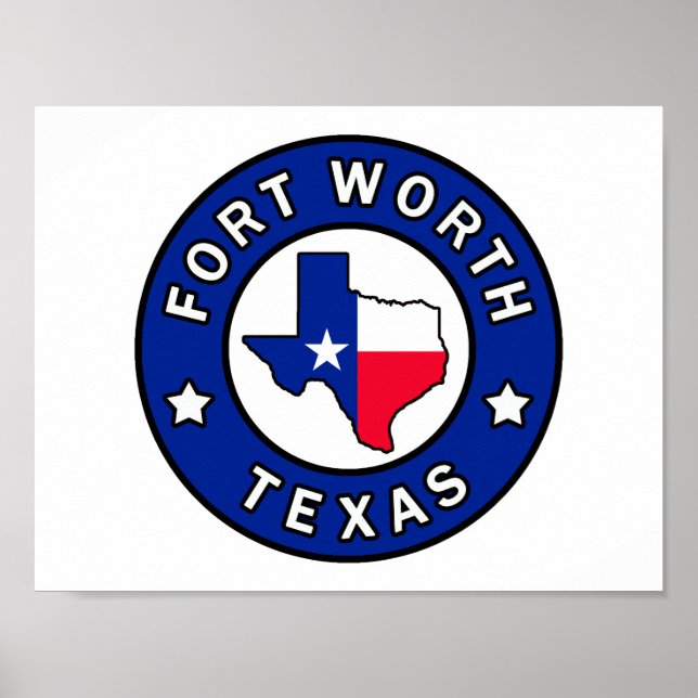 Póster Fort Worth Texas (Frente)