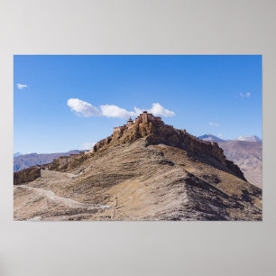 Póster Fortaleza de Gyantse Dzong - Tíbet