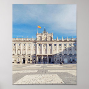 Póster Fortaleza del Palacio Real de Madrid España