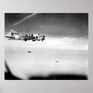 Póster Fortaleza del vuelo B-17