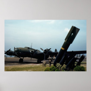 Póster Fortaleza del vuelo B-17